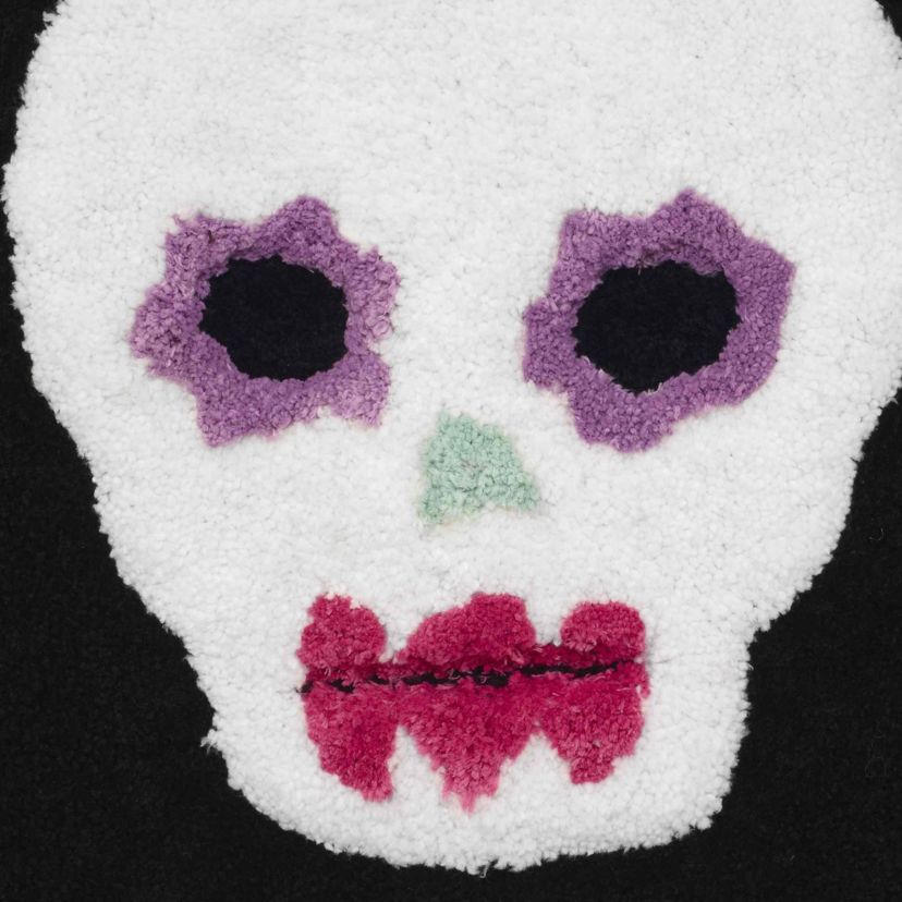 Sugar Skull Bath Rug