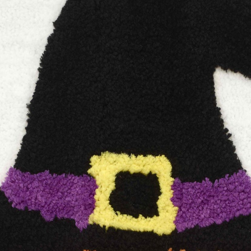 Pumpkin Witch Hat Bath Rug