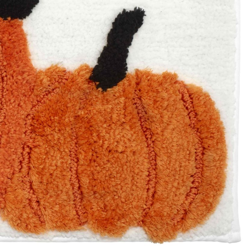 Pumpkin Witch Hat Bath Rug