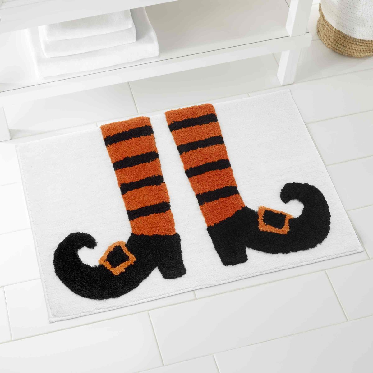 Witch Shoes Bath Rug