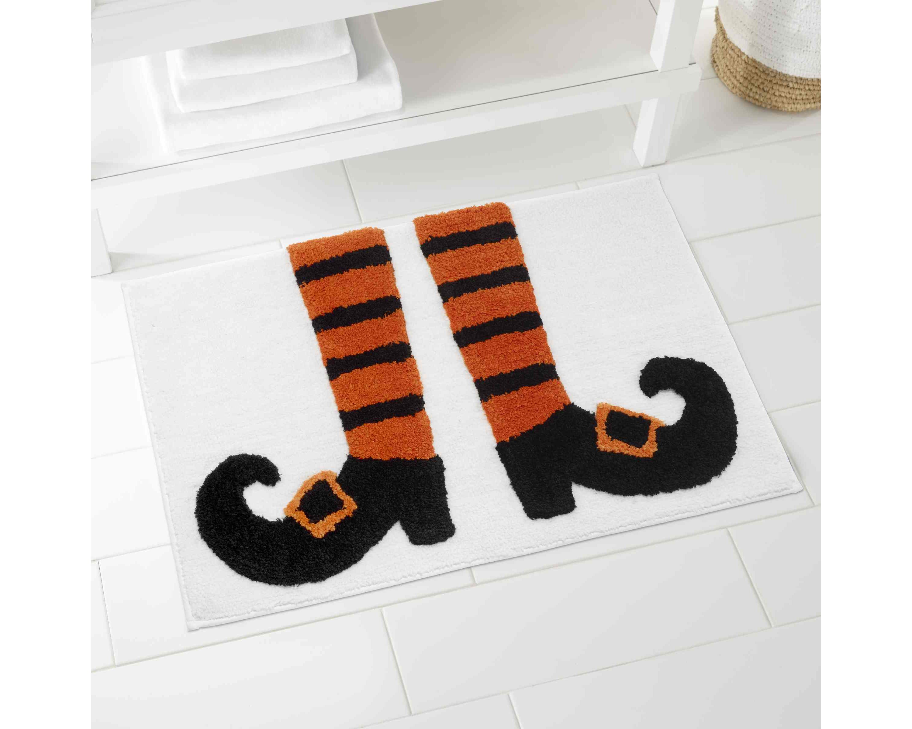Witch Shoes Bath Rug