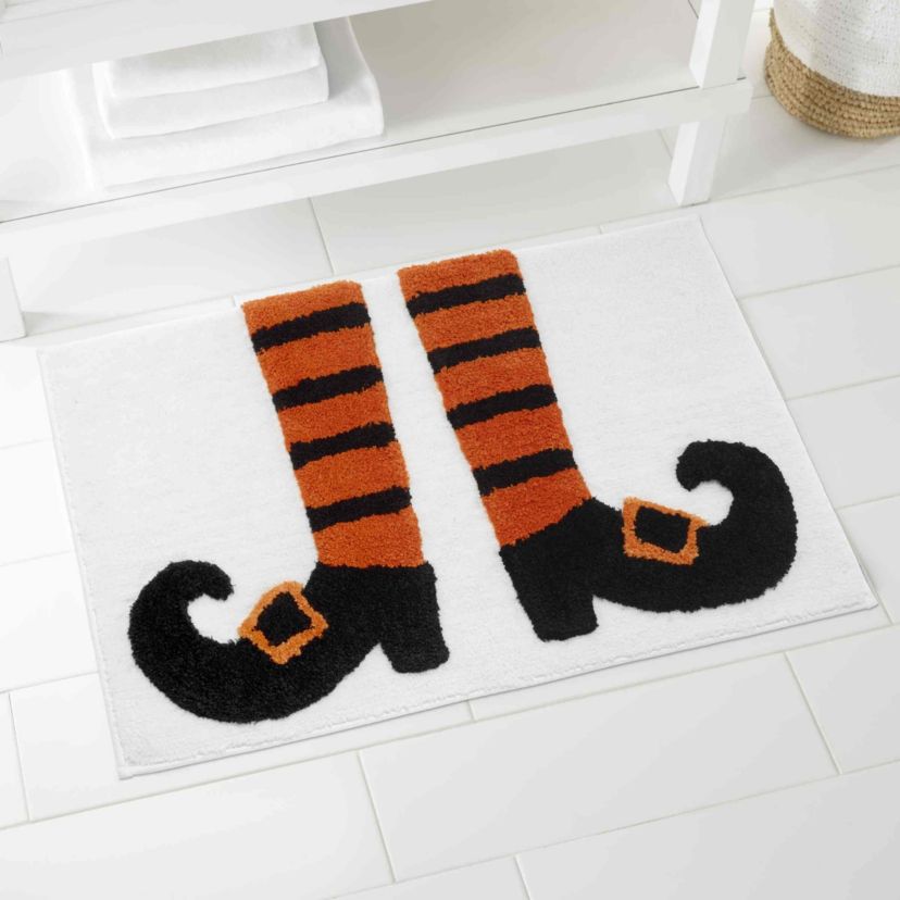 Witch Shoes Bath Rug