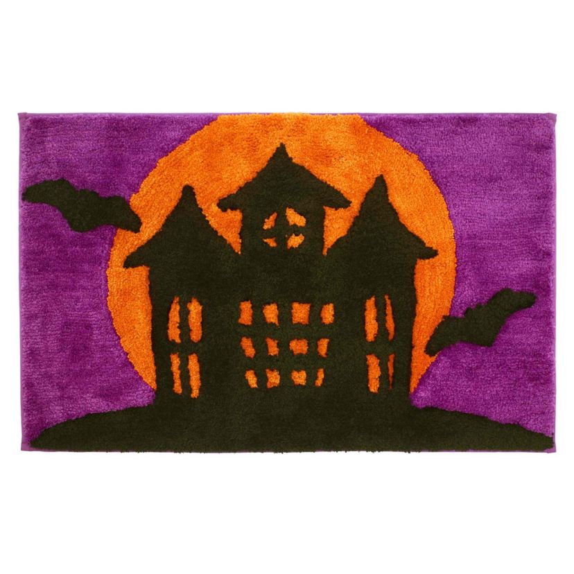 Spooky House Bath Rug