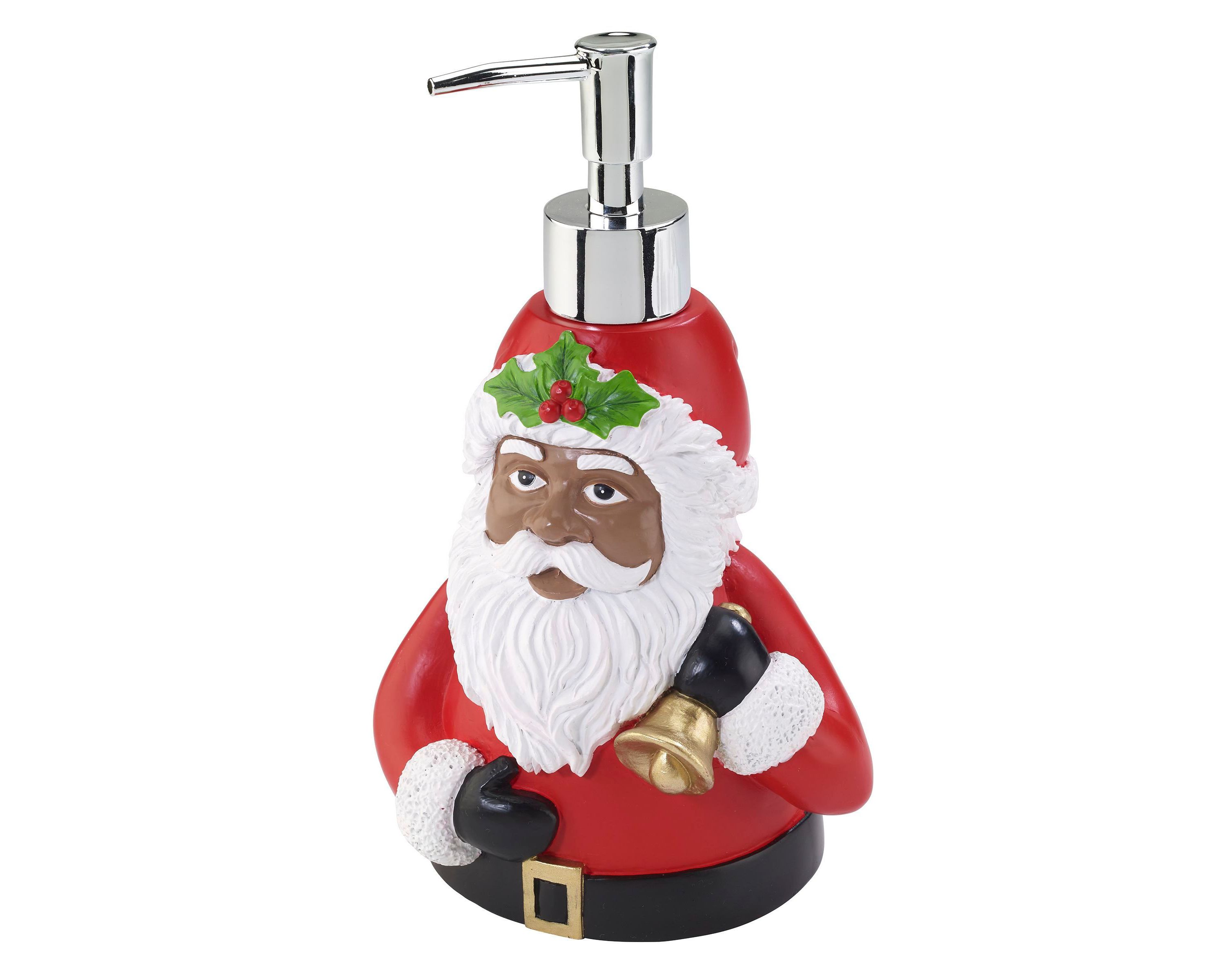 African American Santa Bell