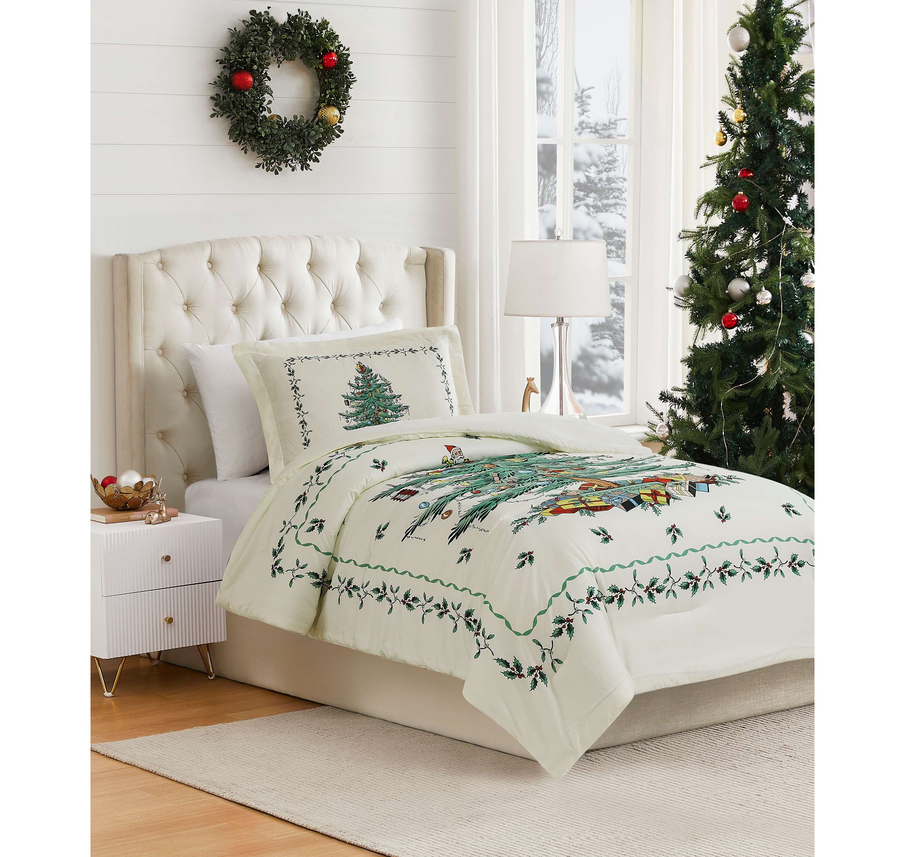 Christmas Tree Comforter Set