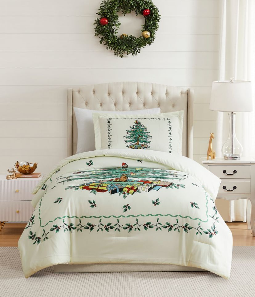 Christmas Tree Comforter Set