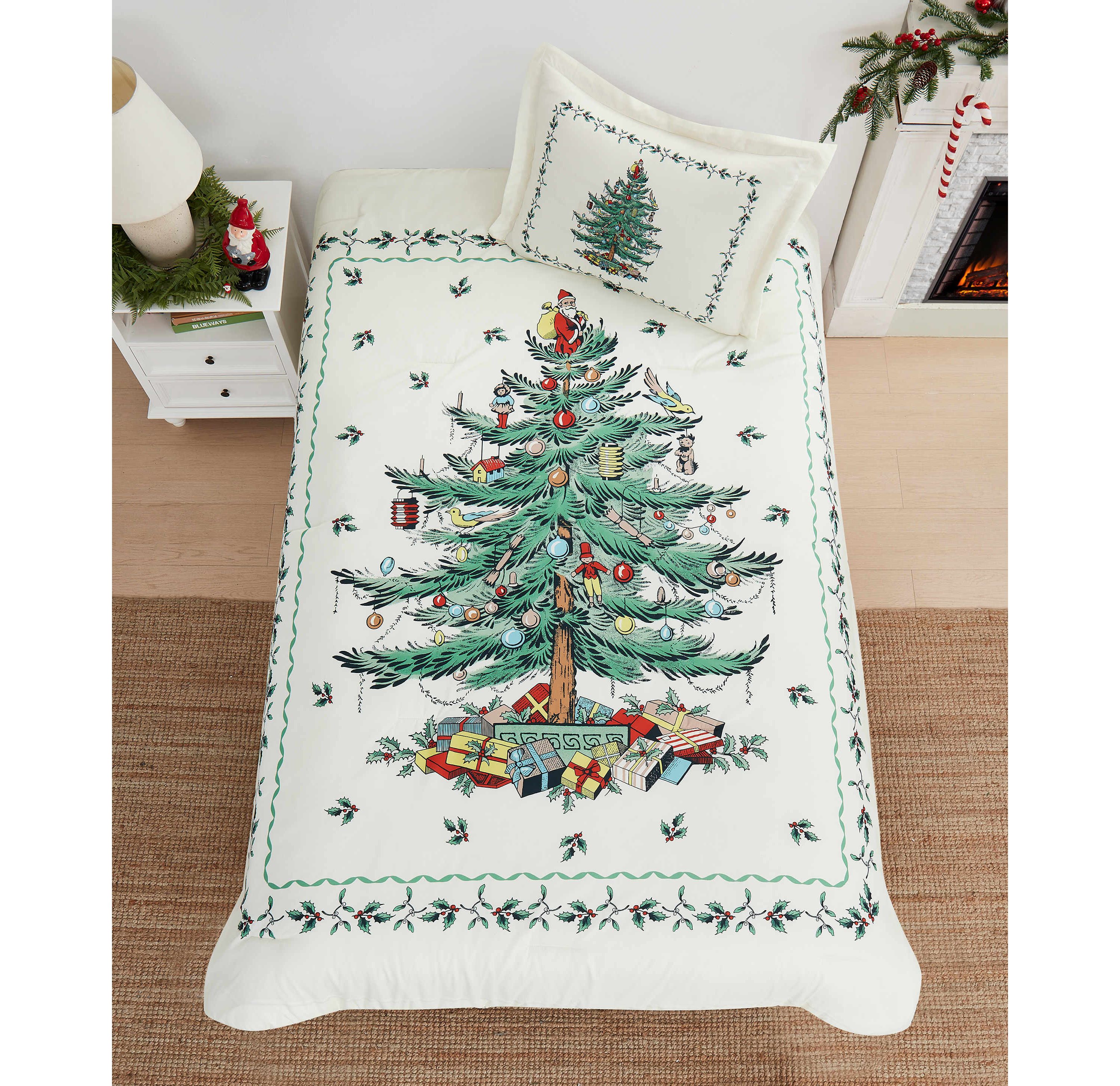 Christmas Tree Comforter Set