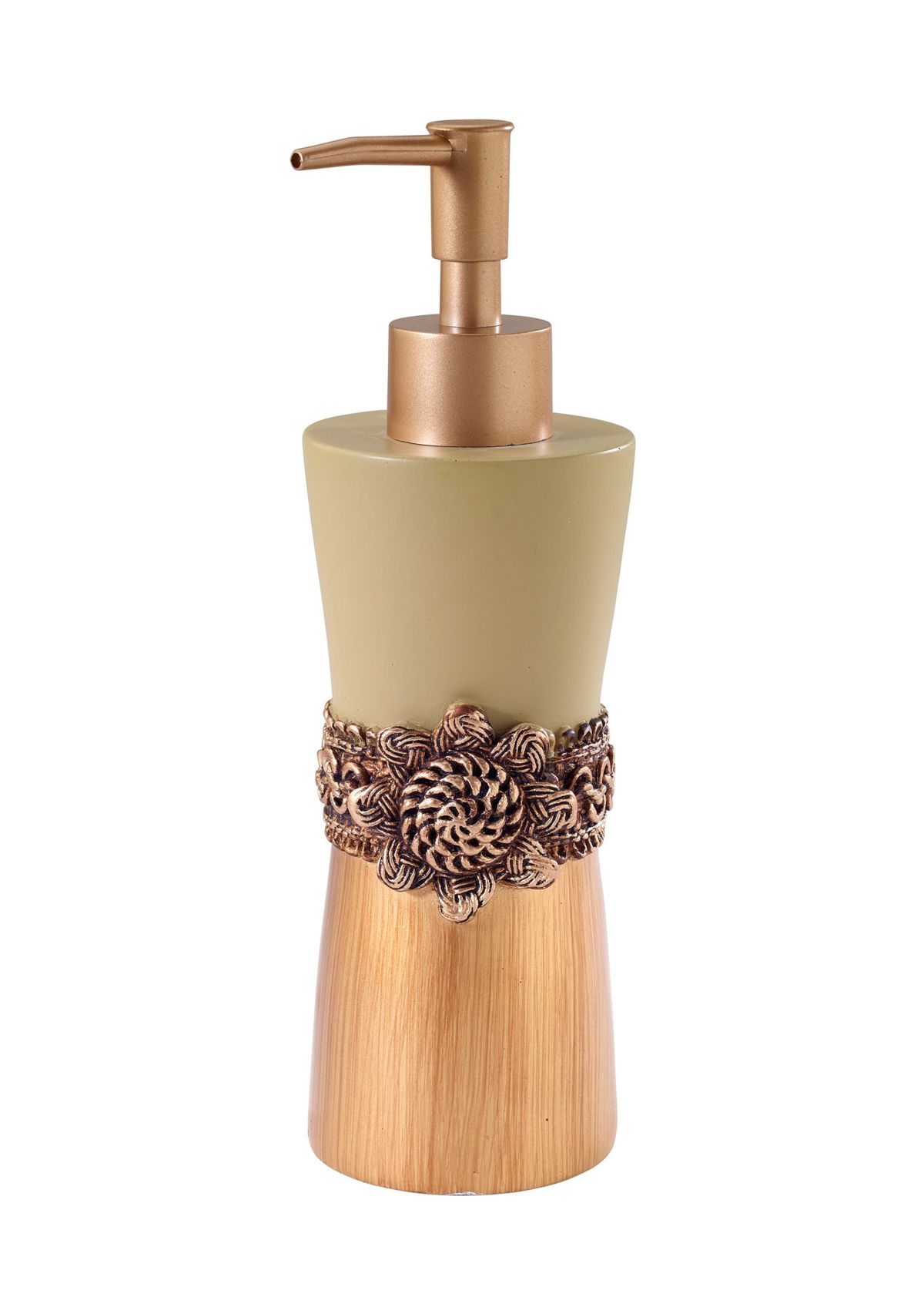 Braided Medallion Lotion or Soap Dispenser