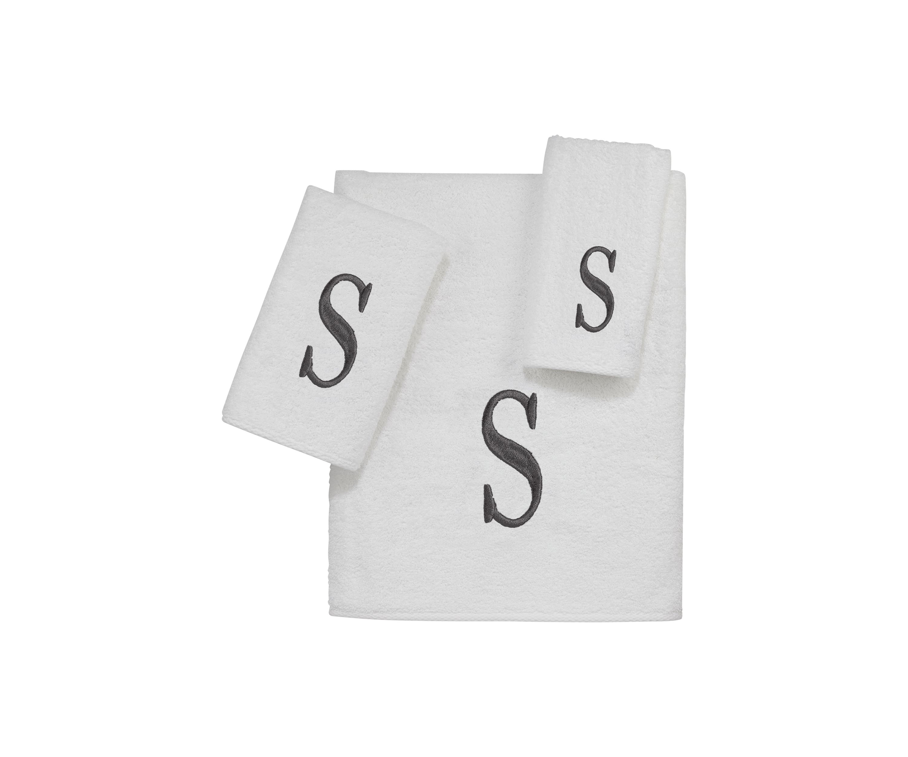 Block Monogram Hand Towel