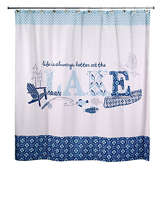 Avanti Lake Life Shower Curtain Belk, Lake Life Shower Curtain