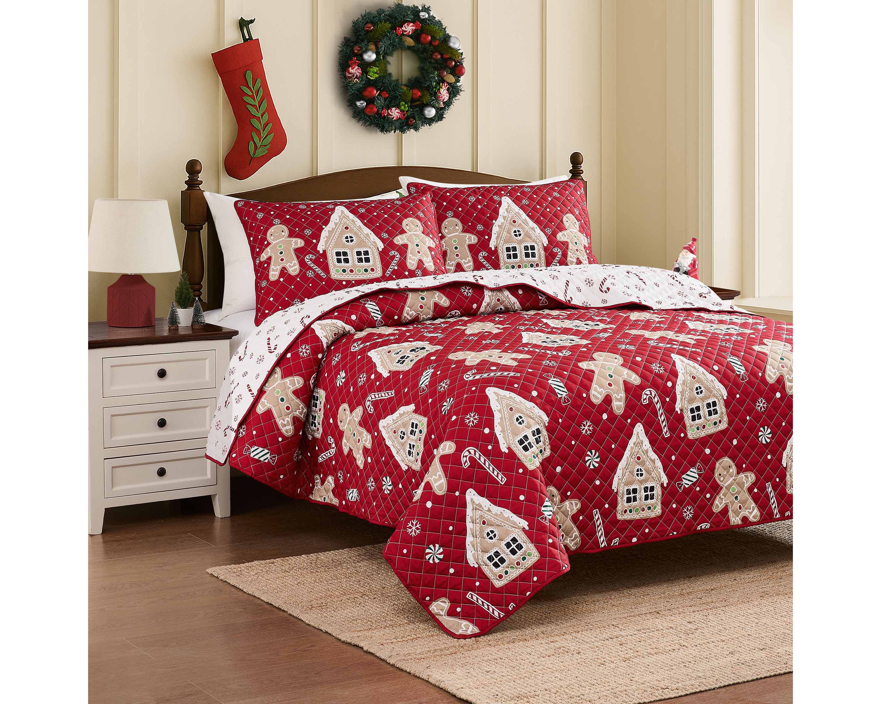 Holiday Lane Full/Queen Quilt Set