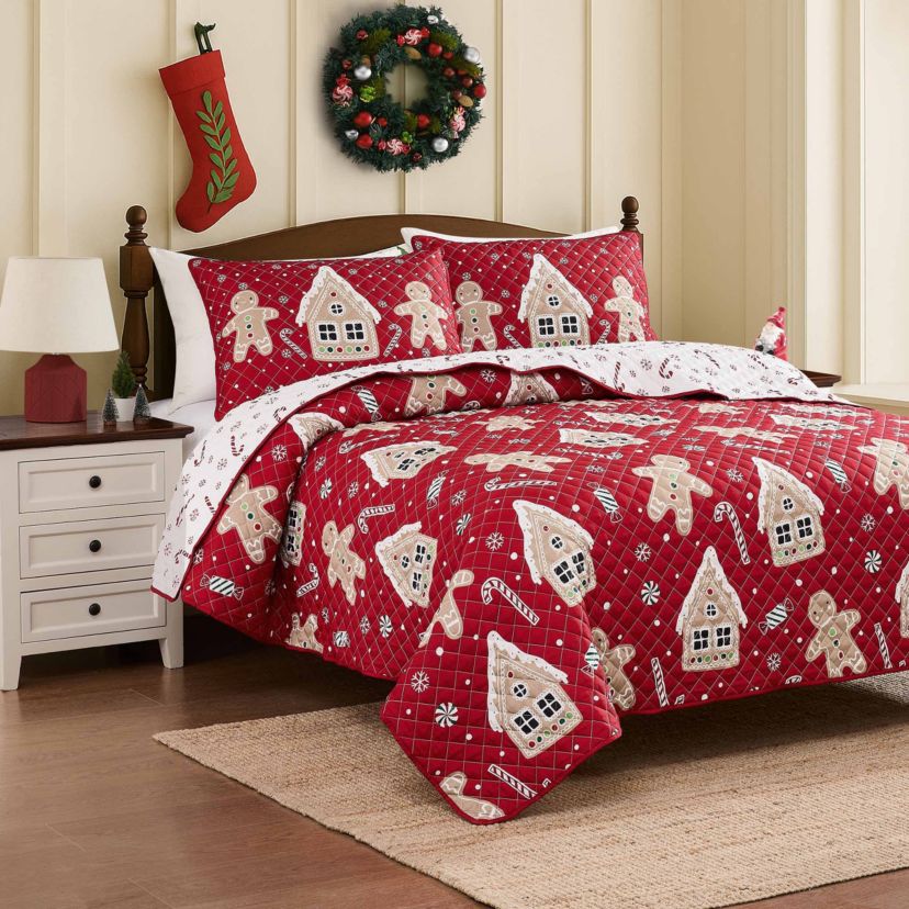 Holiday Lane Full/Queen Quilt Set