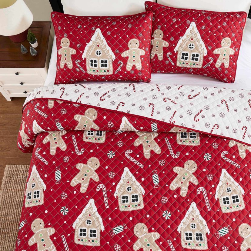 Holiday Lane Full/Queen Quilt Set