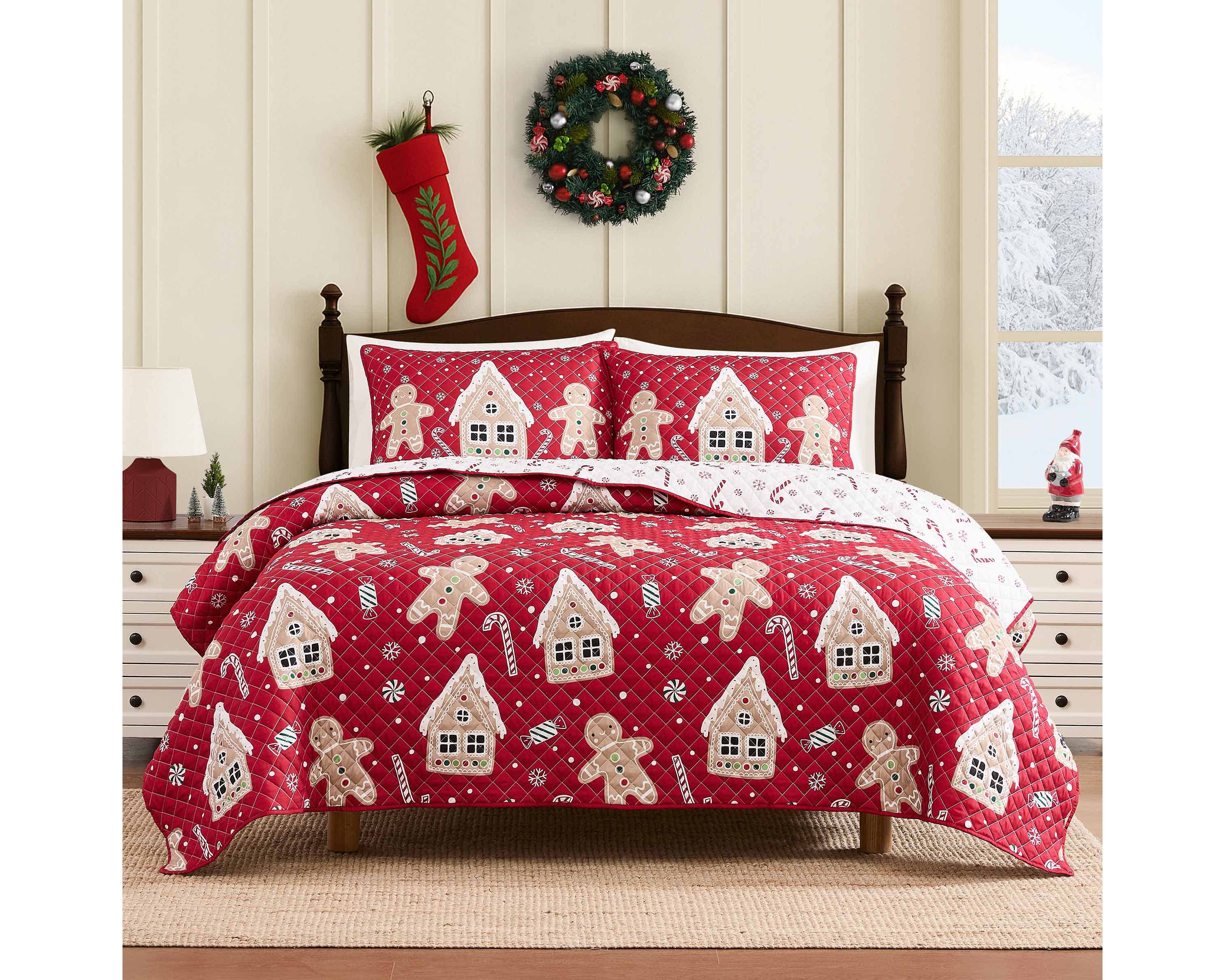 Holiday Lane Full/Queen Quilt Set