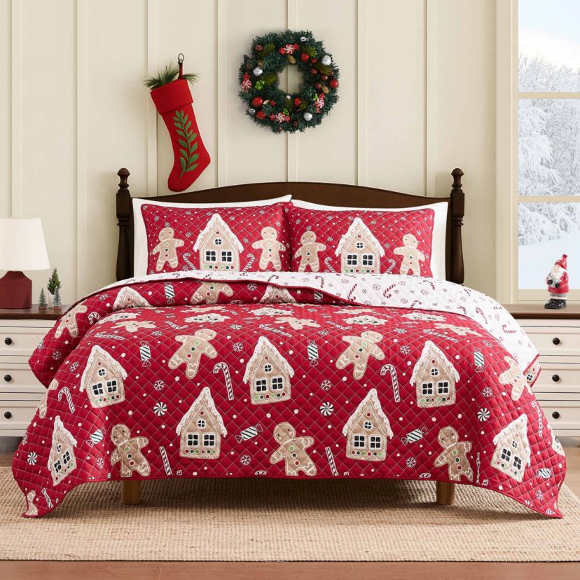 Holiday Lane Full/Queen Quilt Set