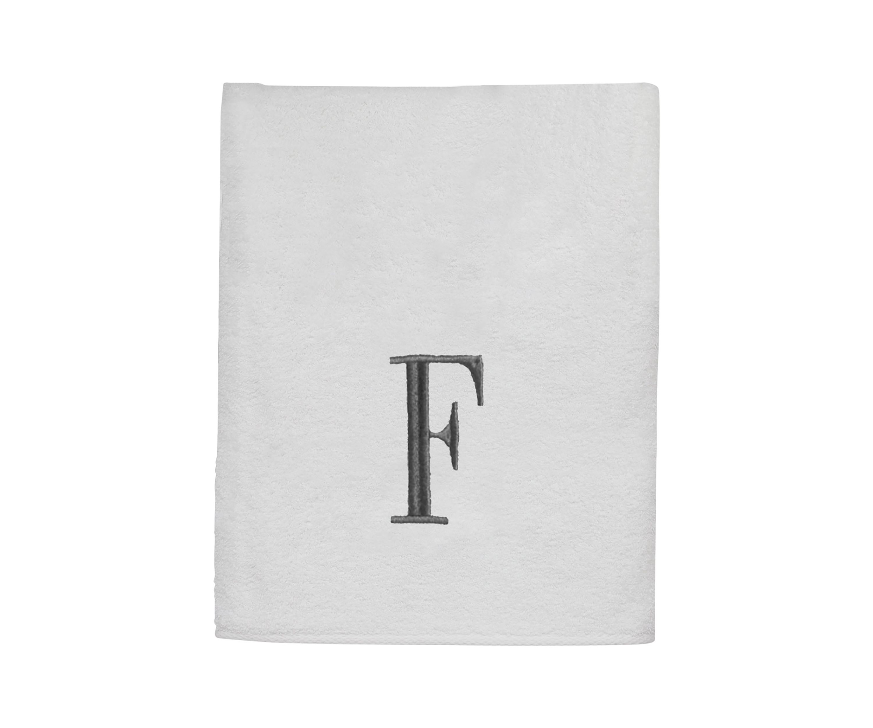 Block Monogram Bath Towel
