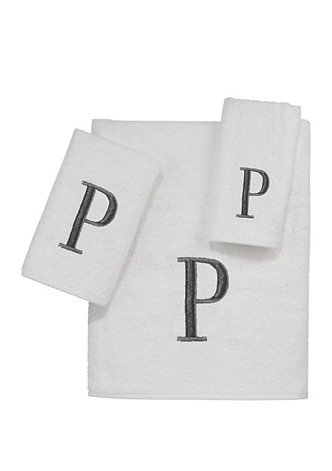 Block Monogram Bath Towel Collection