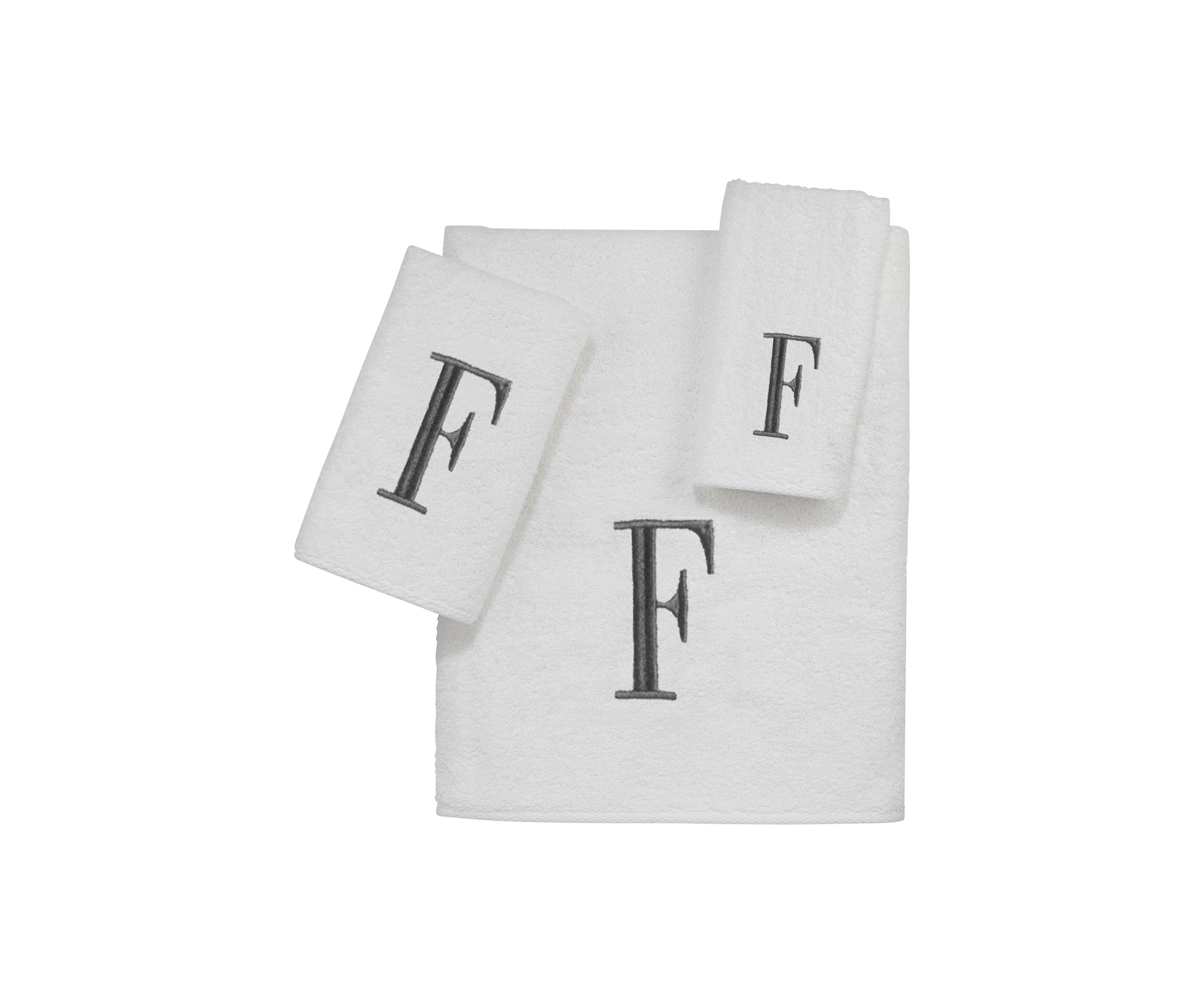Block Monogram Bath Towel