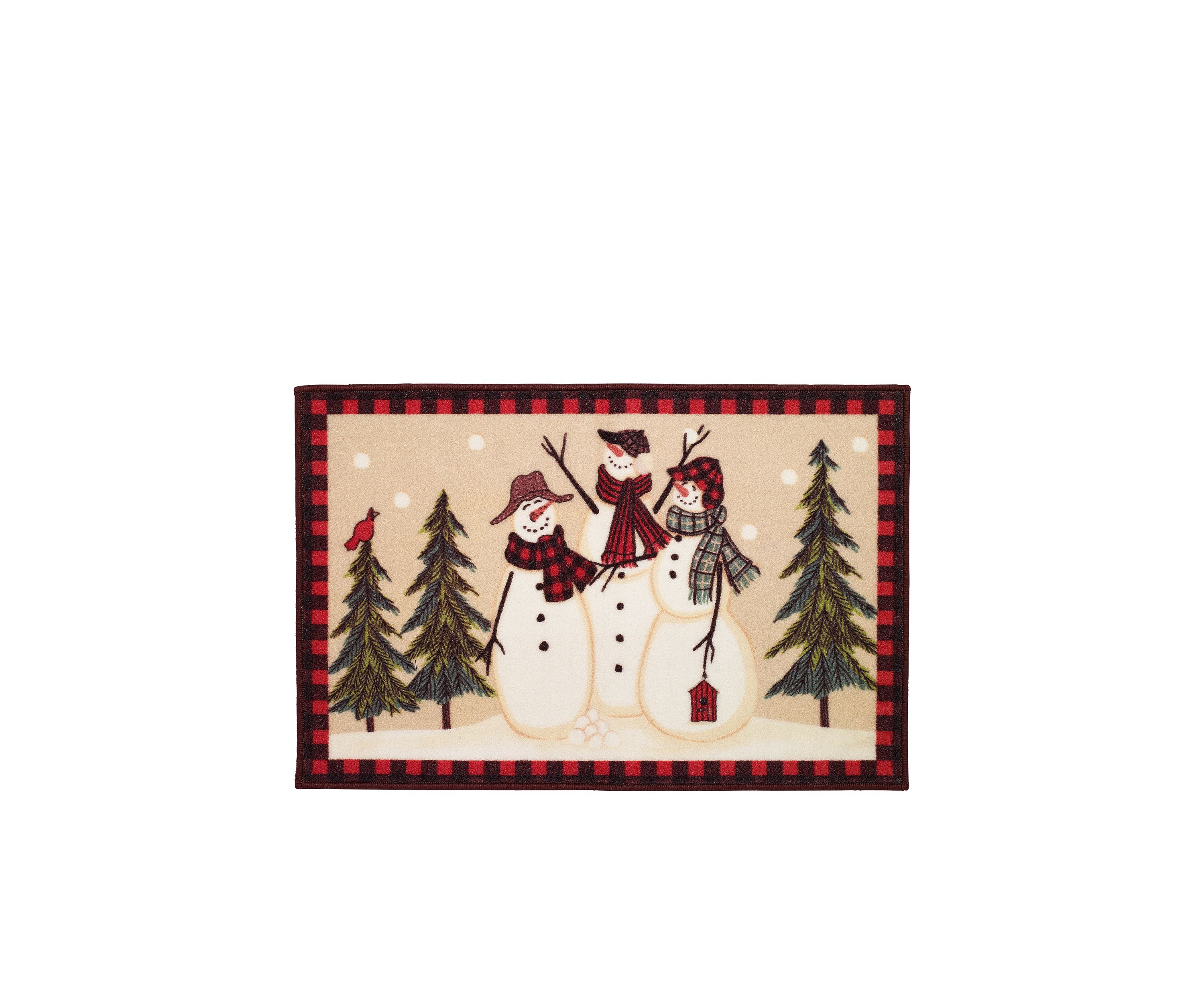 Snowmen Gathering Rug