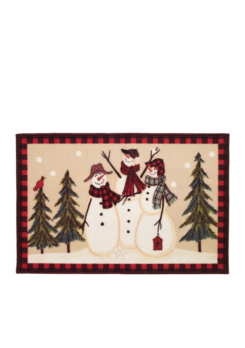 Snowmen Gathering Rug