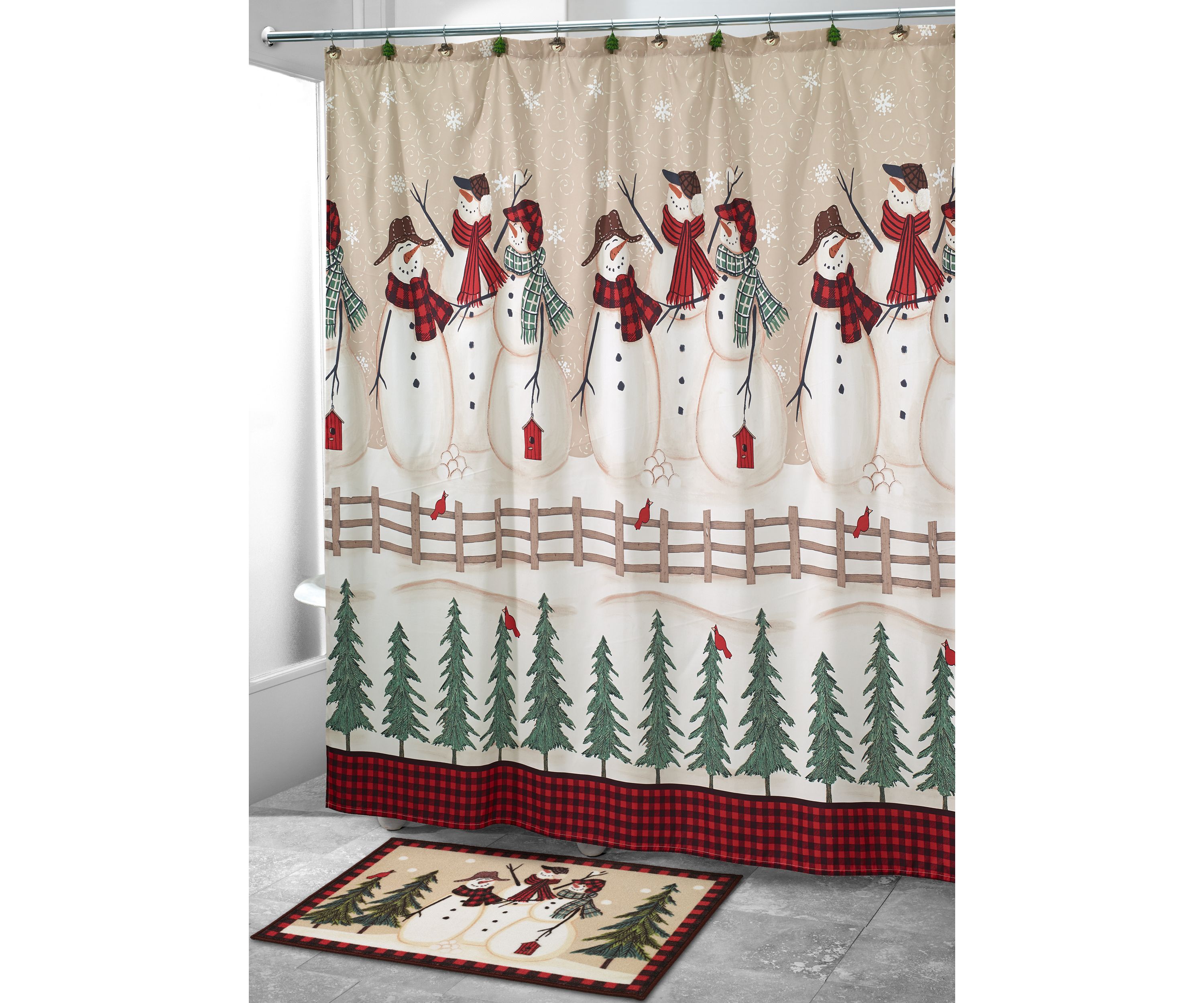 Snowmen Gathering Rug
