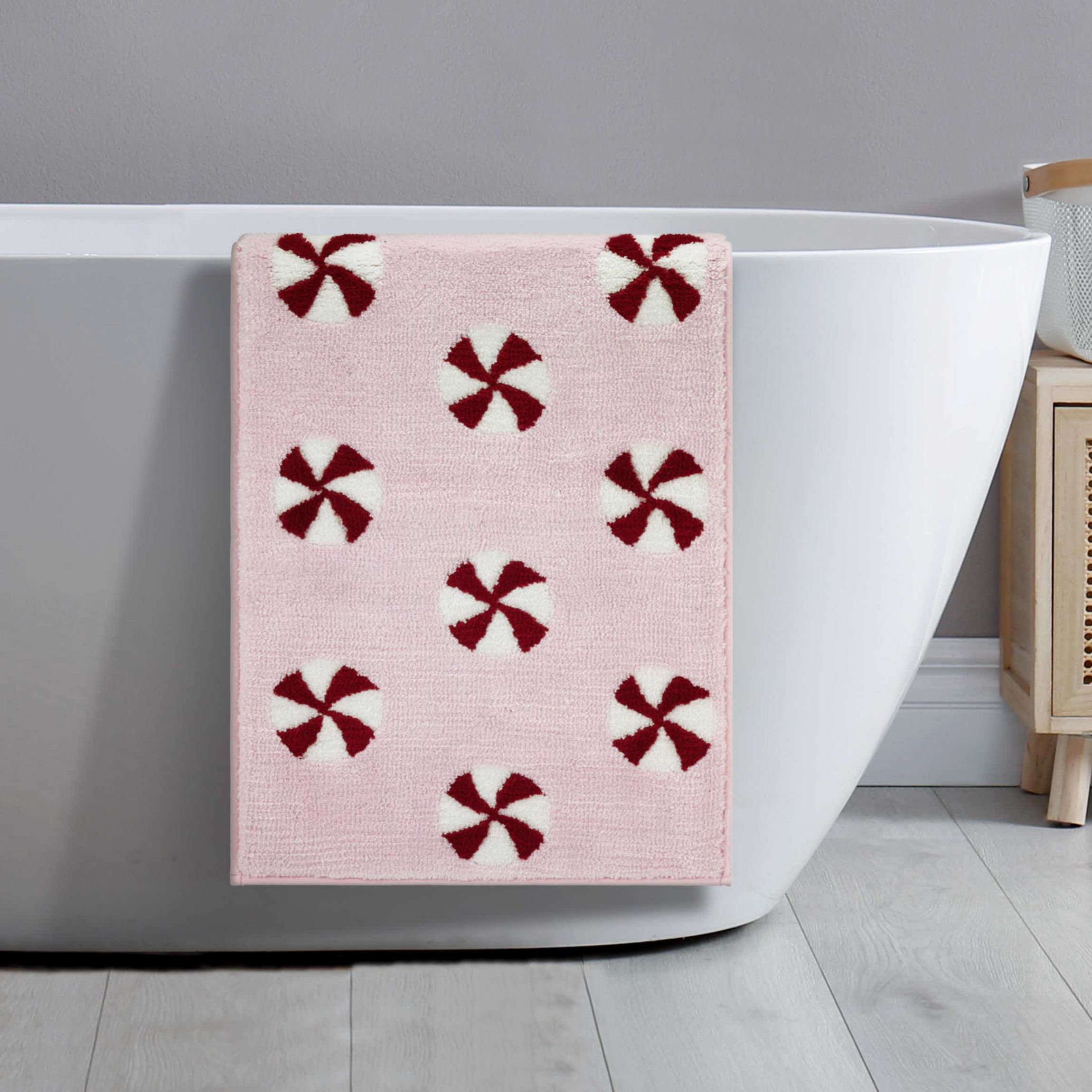 Peppermint Candy Pink Rug