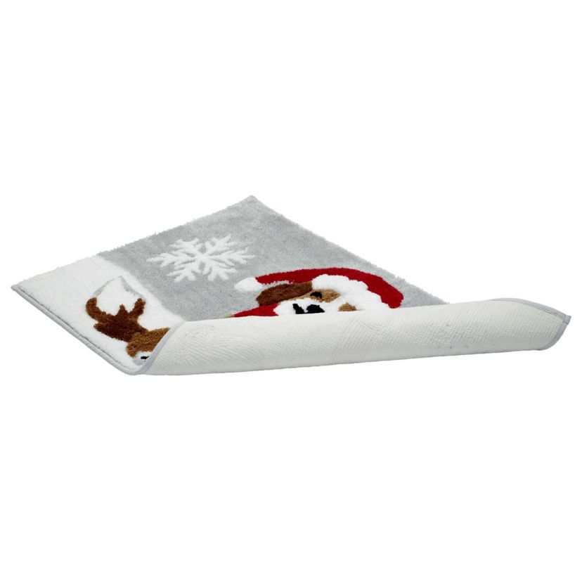 Puppy Santa Rug