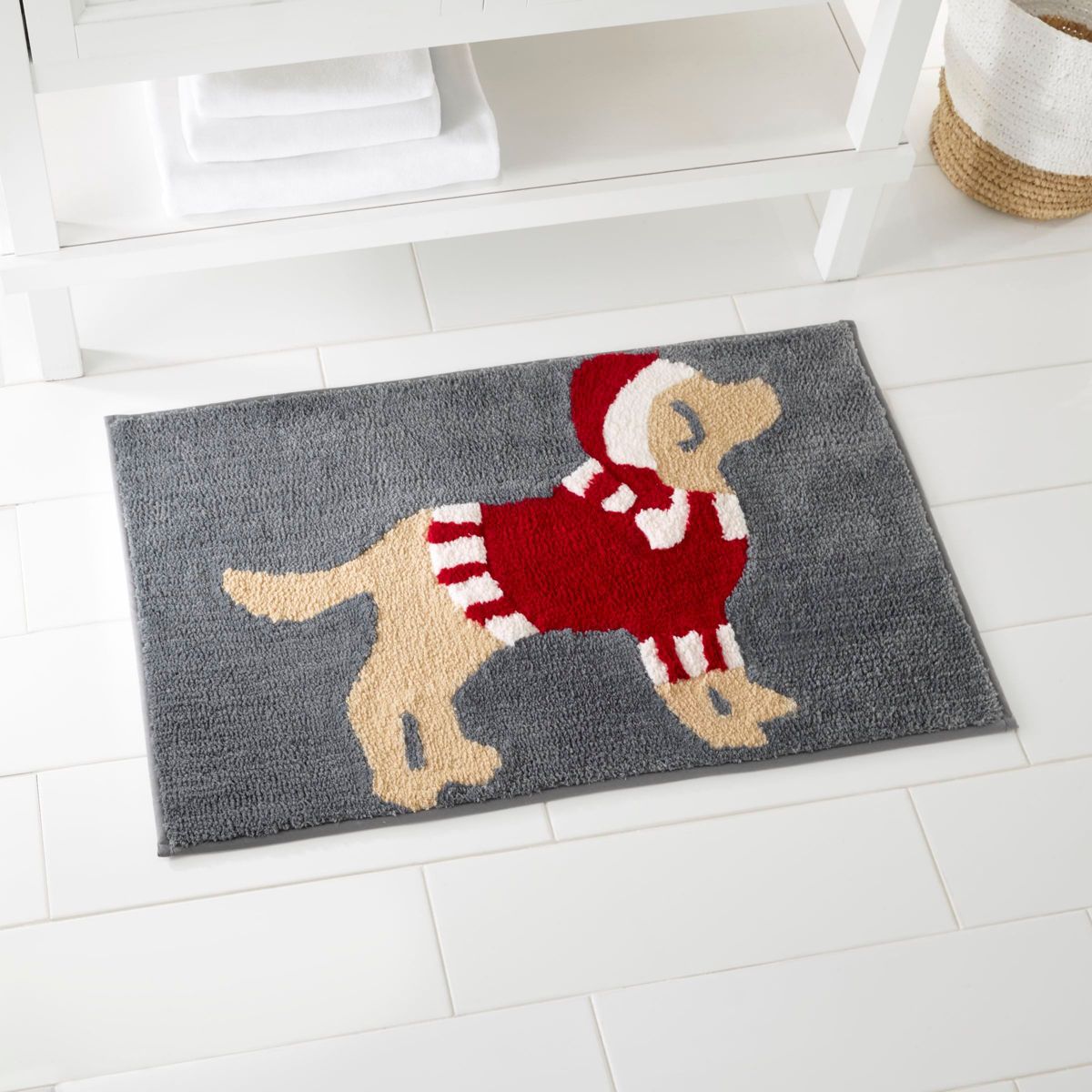 Christmas Dog Rug