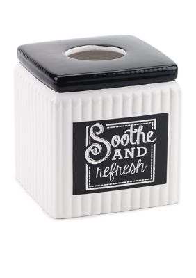 Chalk it Up Tissue Box 5.82-in. x 5.82-in. x 6-in.