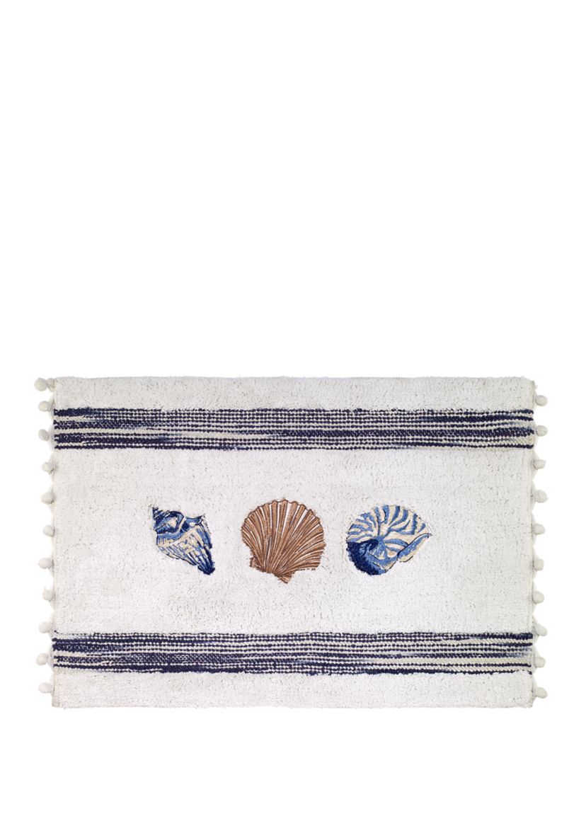 20 in x 30 in Blue Lagoon Bath Rug