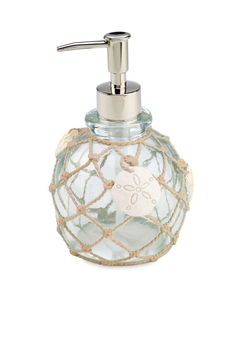 Sea Glass Lotion Dispenser 4.3-in. x 4.3-in. x 6.7-in.