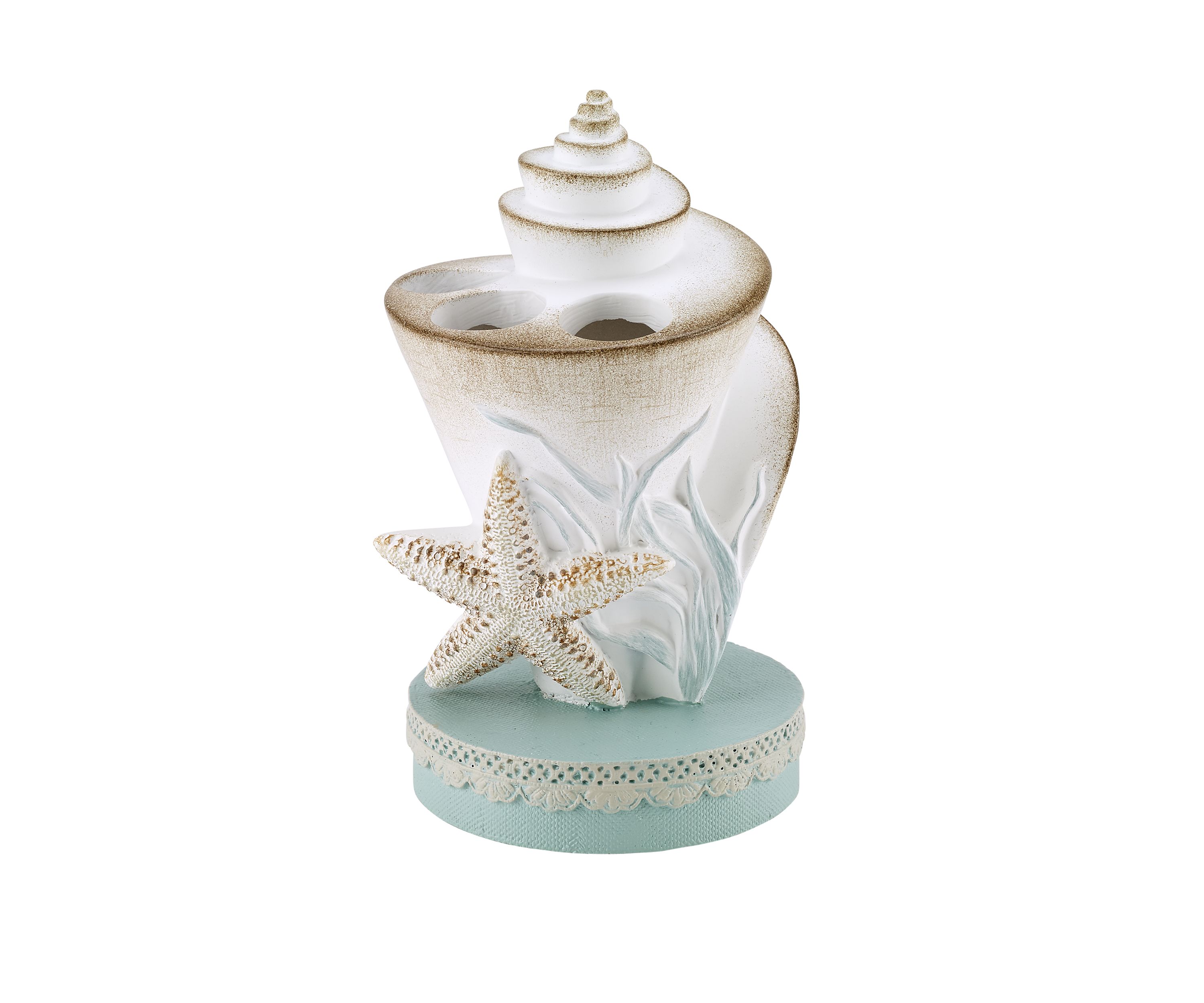 Farmhouse Shell Toothbrush Holder