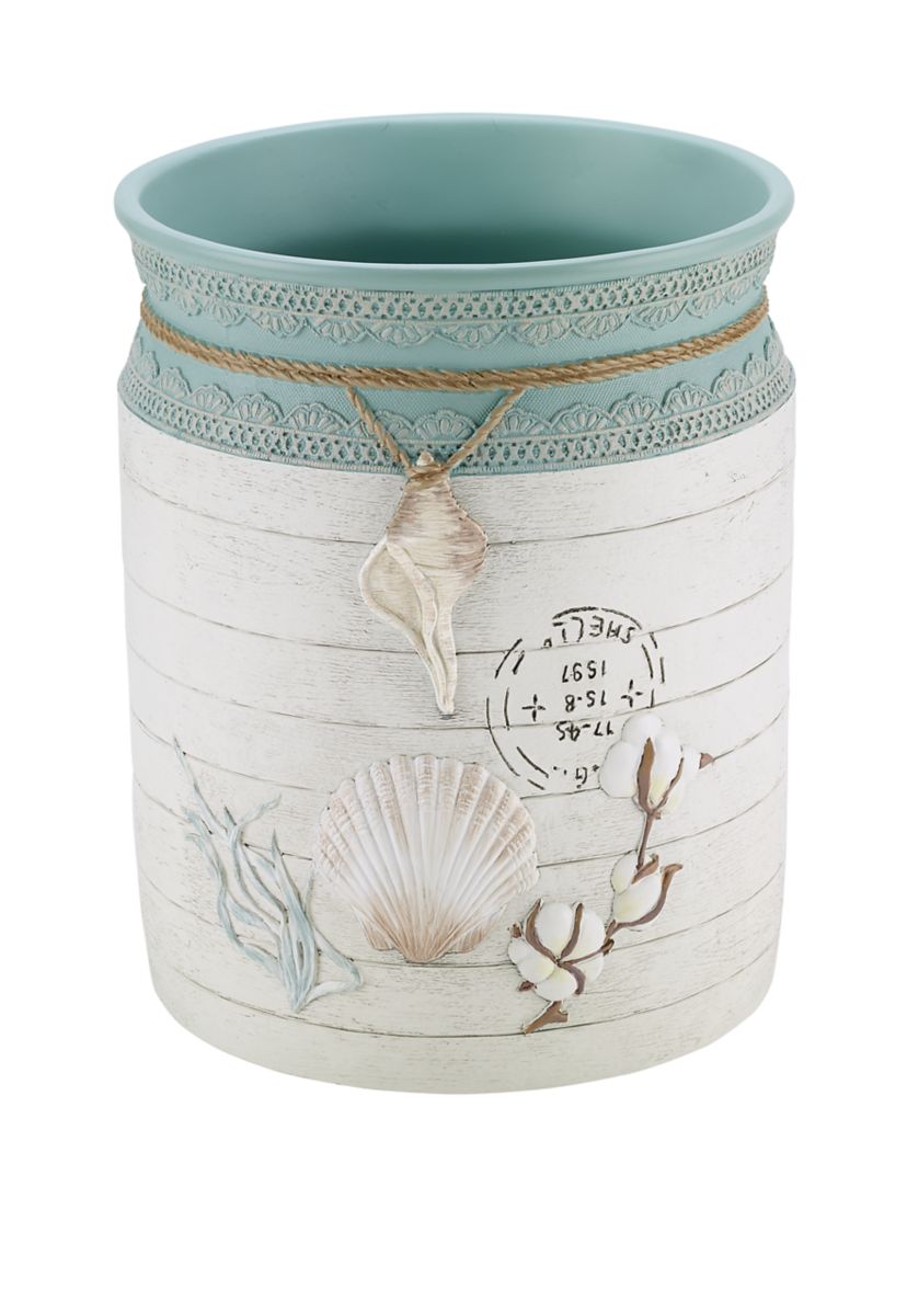 Farmhouse Shell Wastebasket