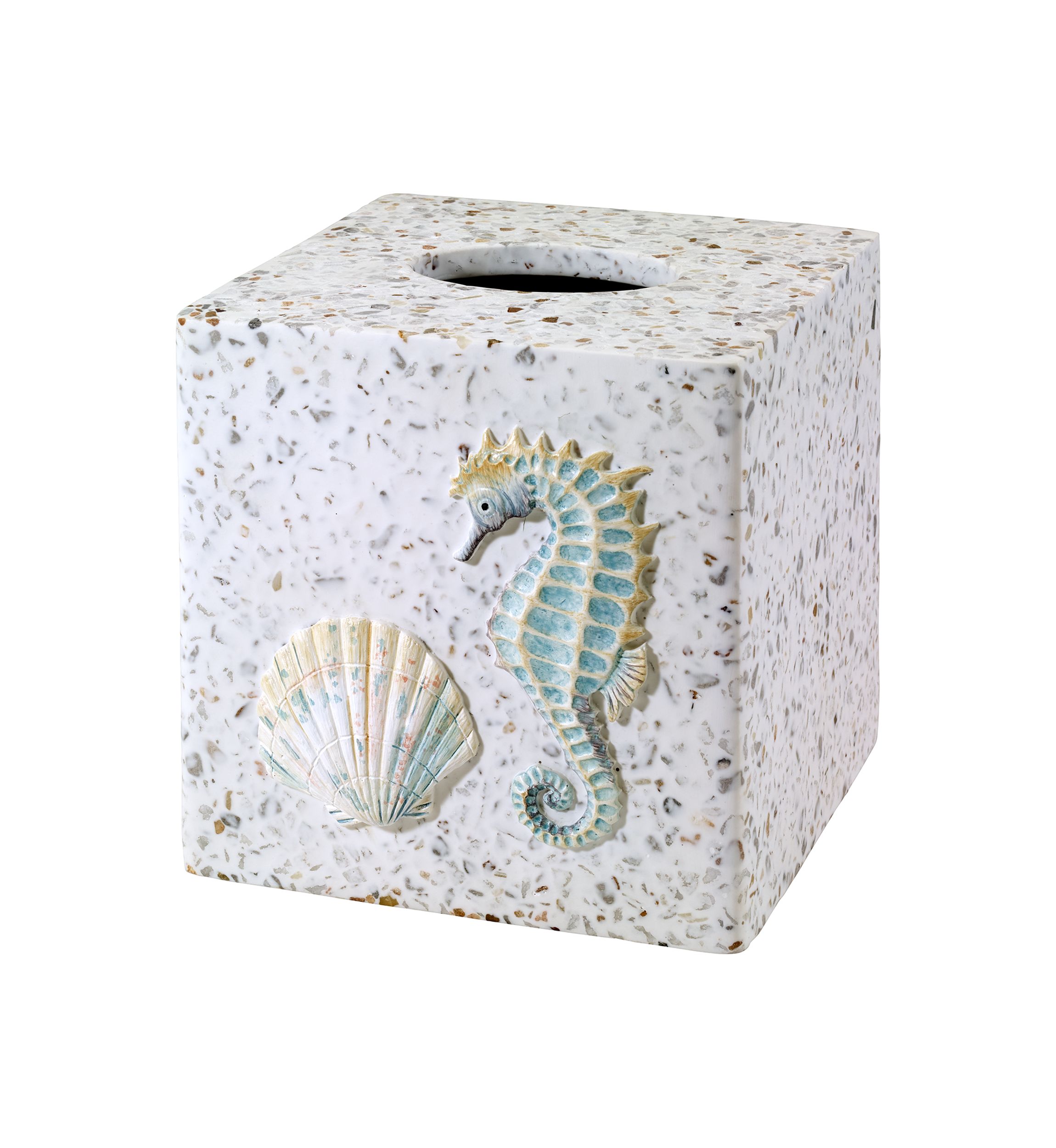 Coastal Terrazzo Tissue Cover
