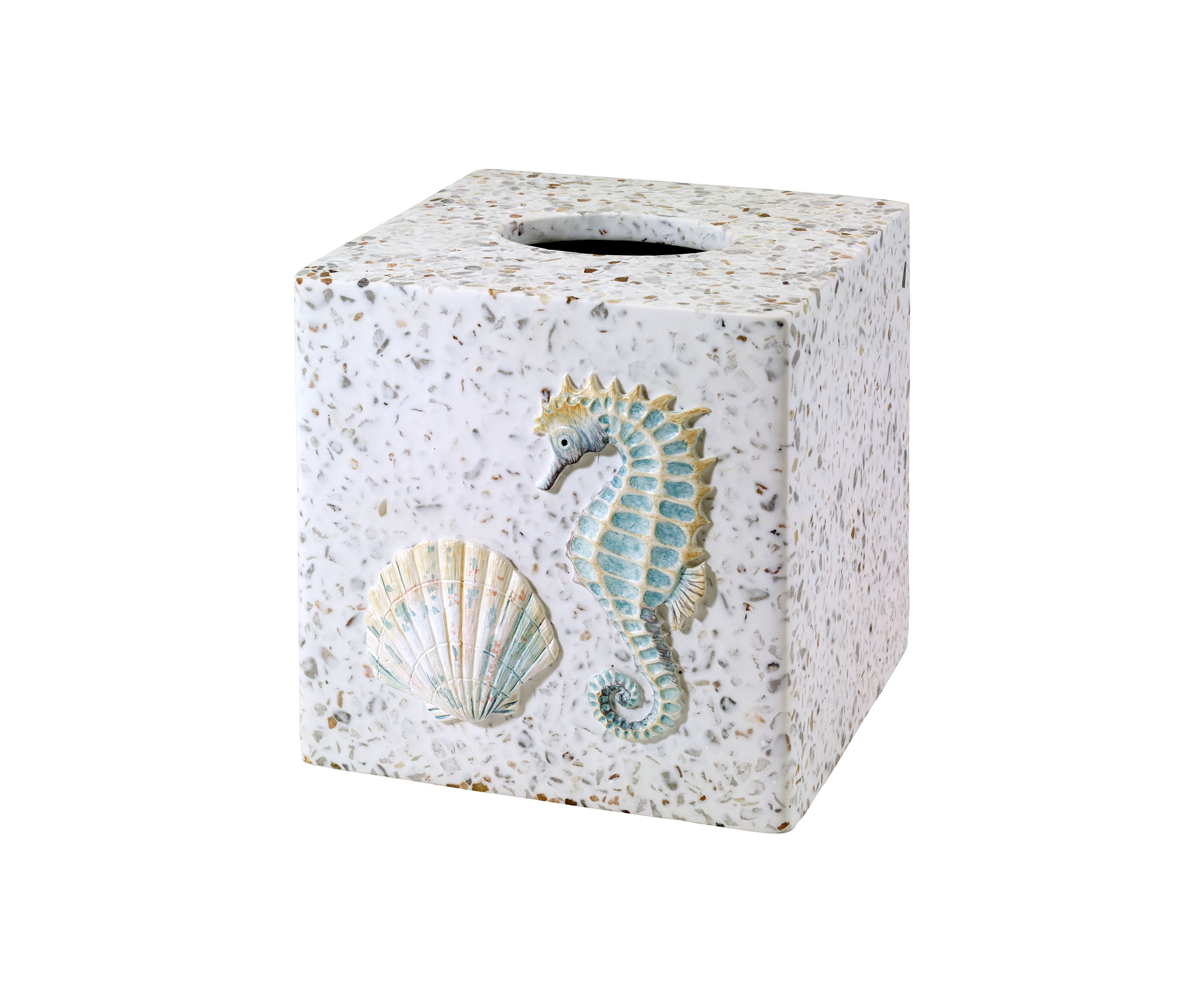 Coastal Terrazzo Tissue Cover