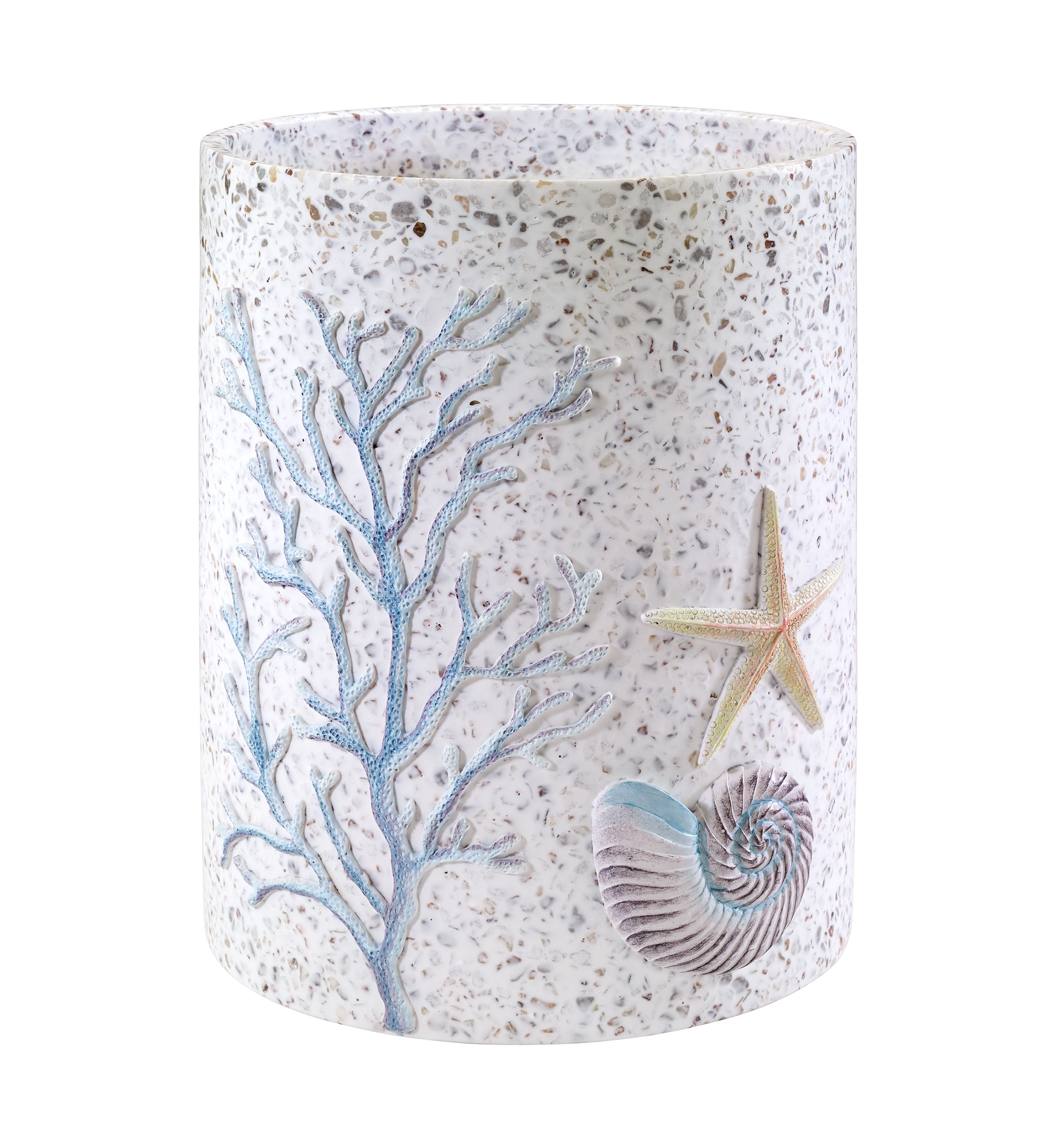 Coastal Terrazzo Wastebasket