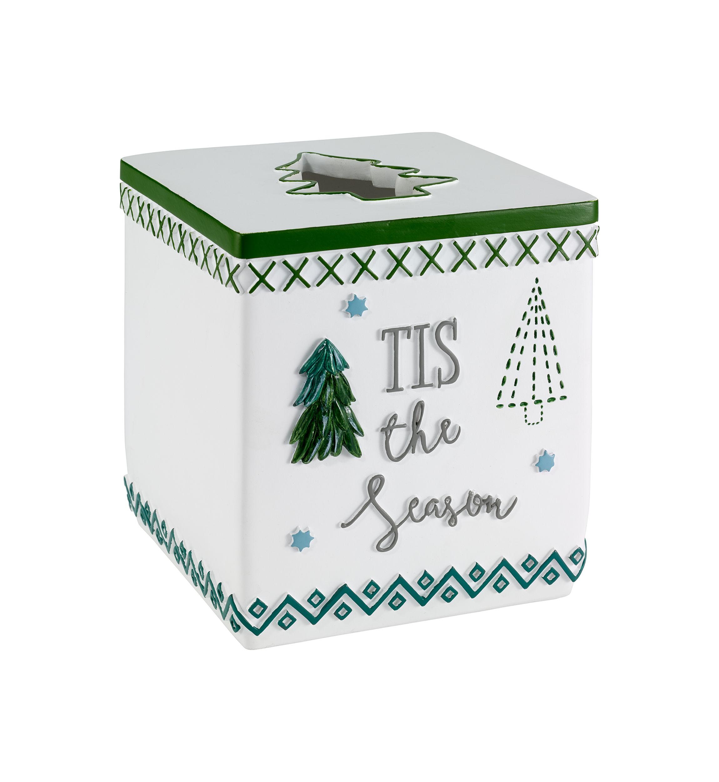 Xmas Trees Tissue Cover