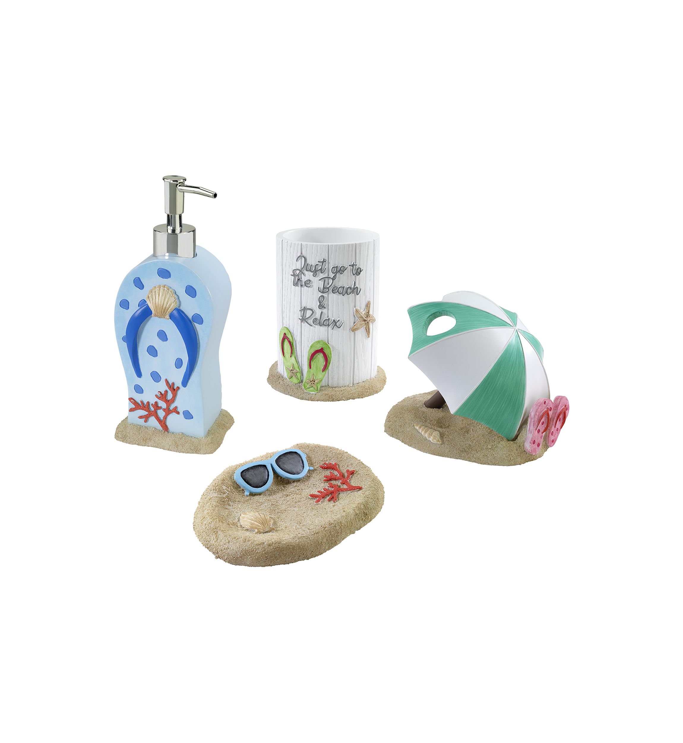 Beach Mode Bath Accessories Set