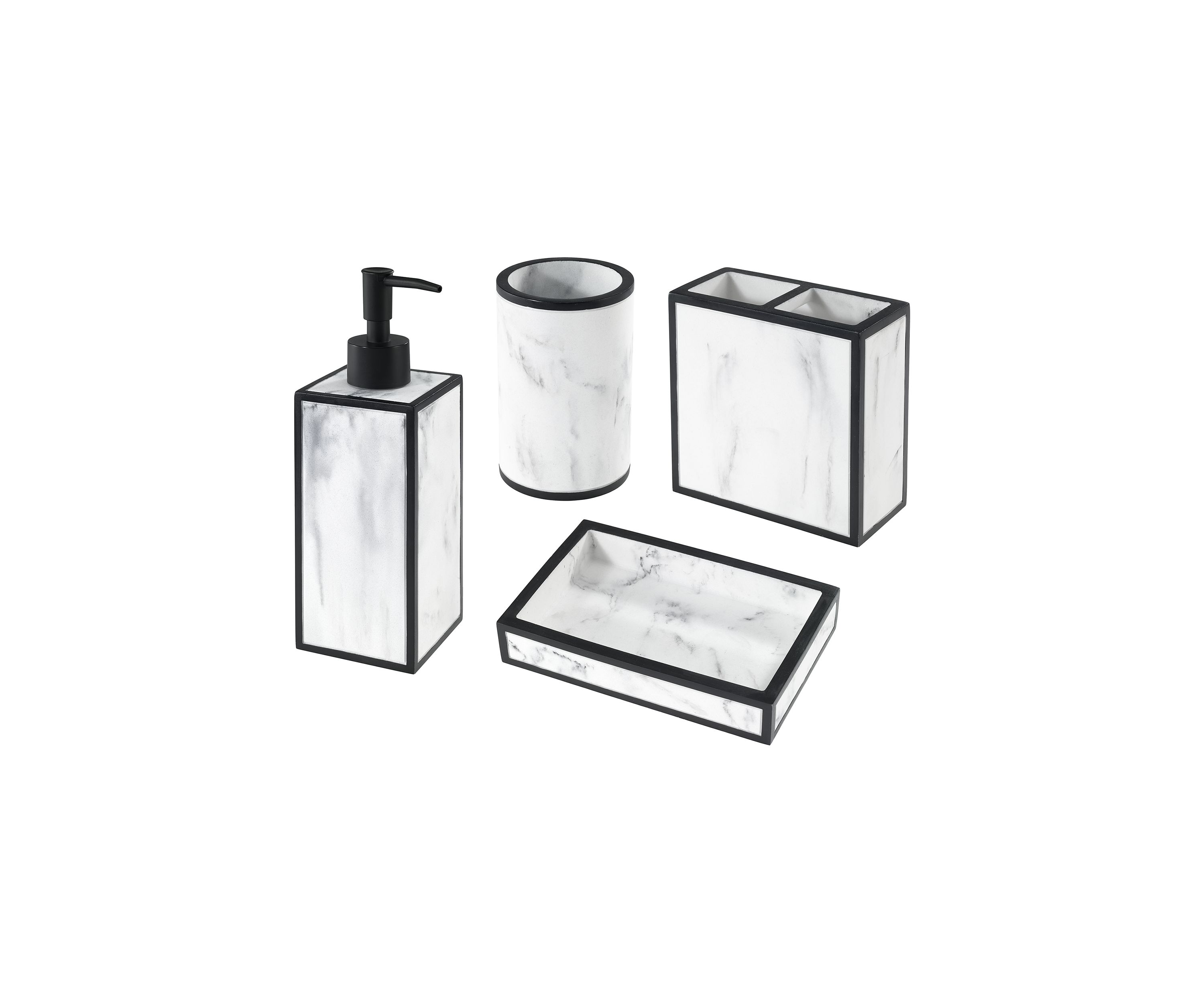 Jasper 4-Piece Bath Accessory Kit