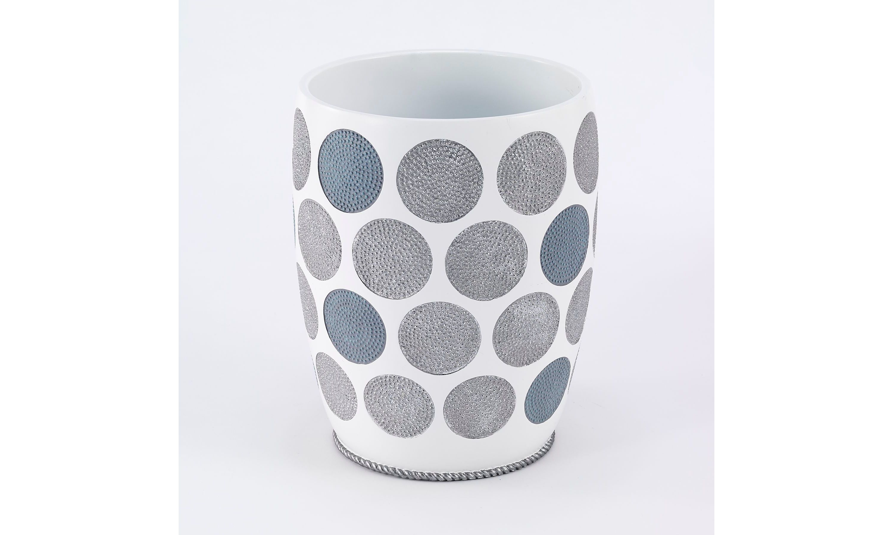 Dotted Circle Wastebasket
