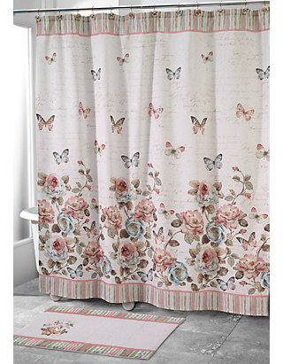 Avanti Erfly Garden Shower Curtain, Avanti Snowman Shower Curtain