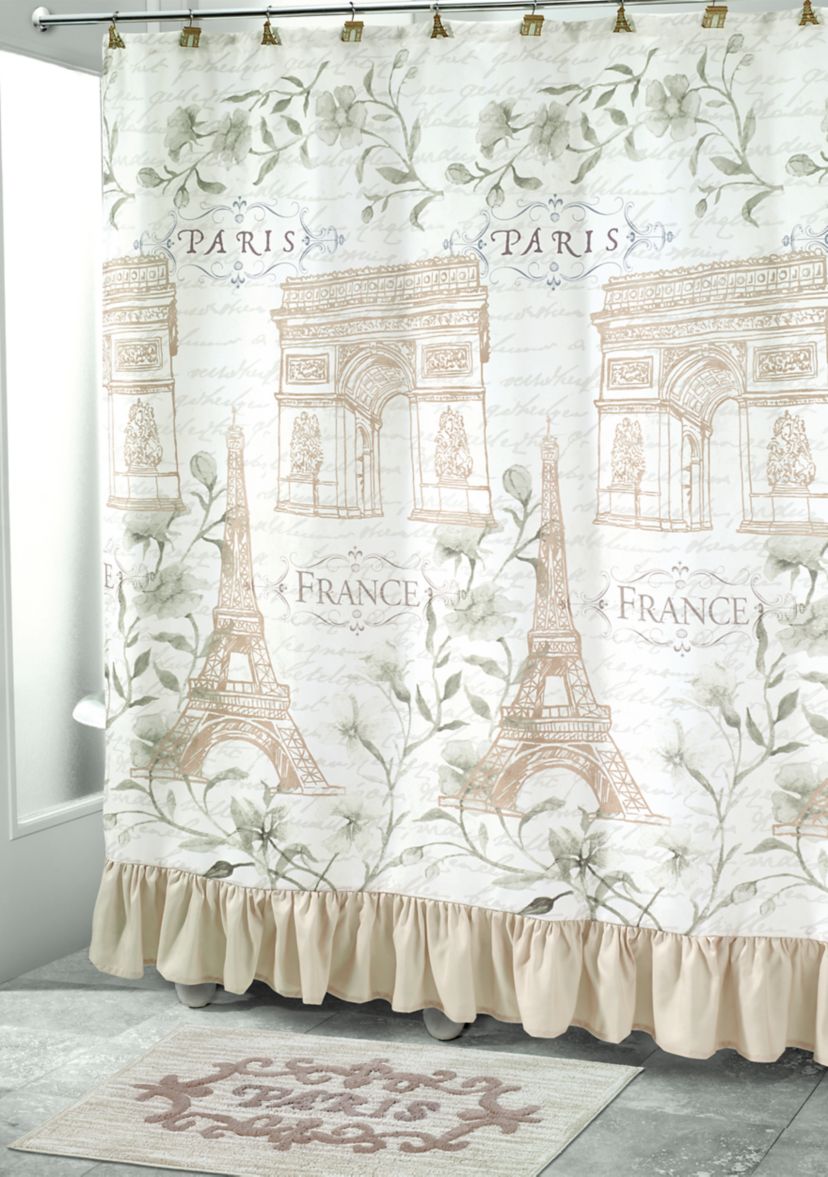 72 in x 72 in Paris Botanique Shower Curtain