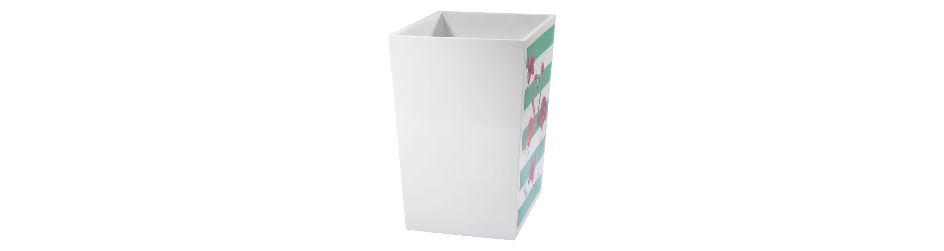 Avanti Flamingo Paradise Wastebasket | Belk