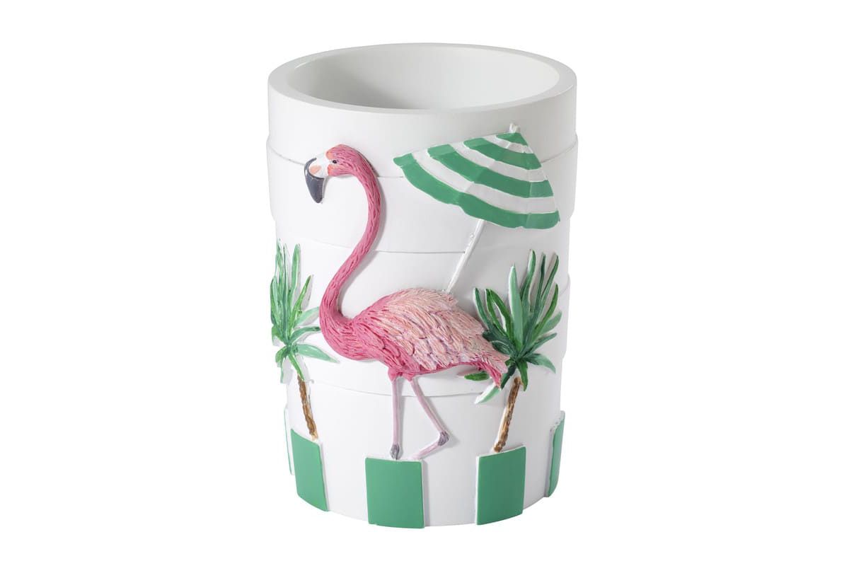 Flamingo Paradise 4pc Bath Accessory Set