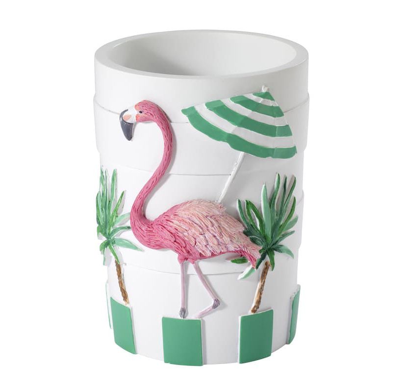 Flamingo Paradise 4pc Bath Accessory Set