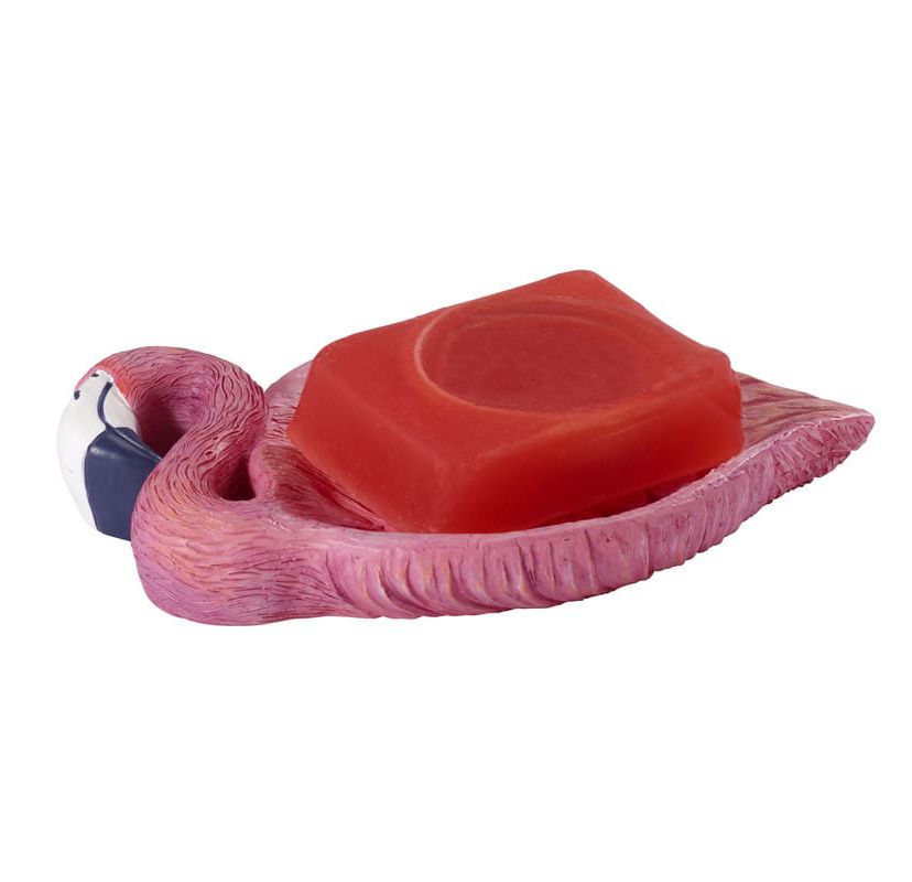 Flamingo Paradise 4pc Bath Accessory Set