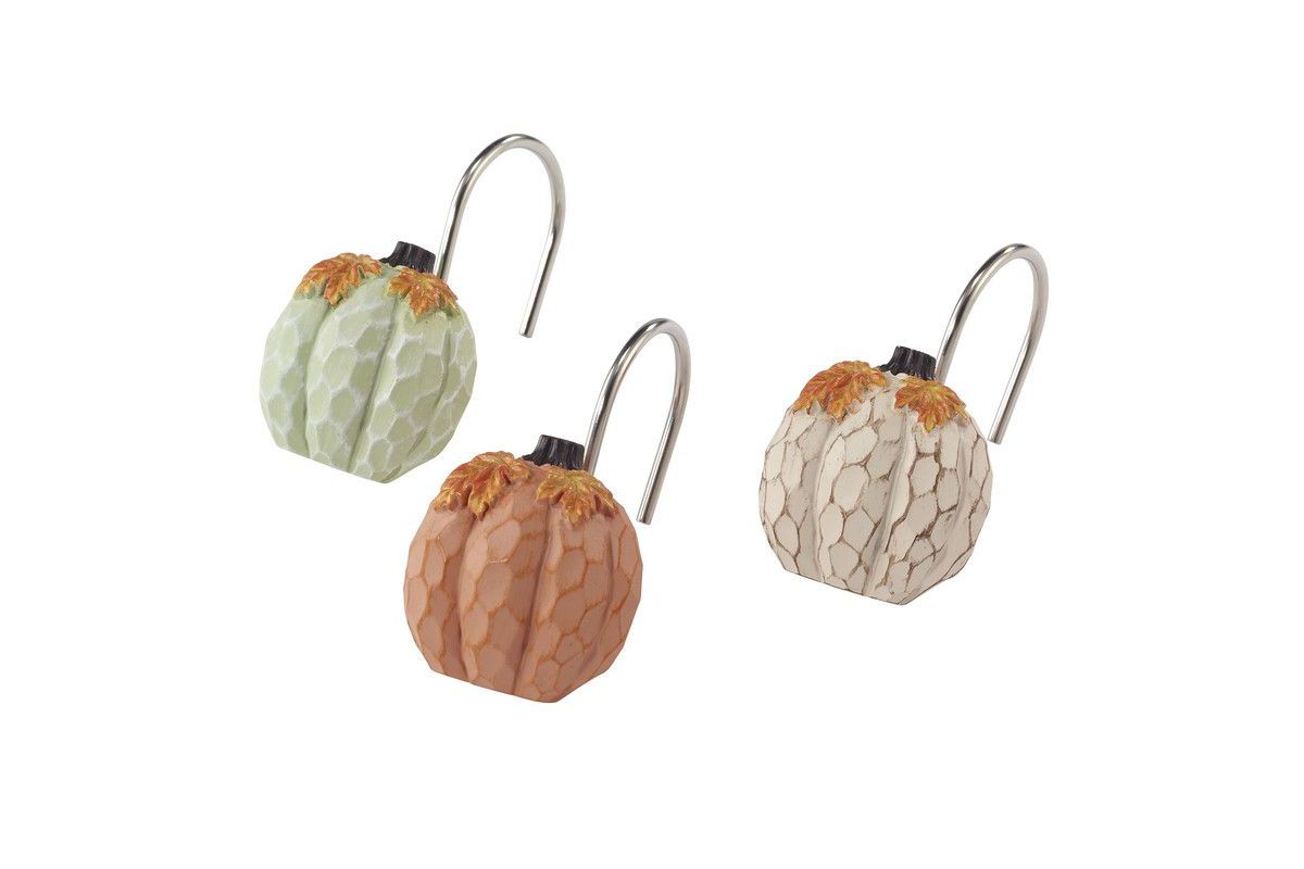 Grateful Patch 13pc Shower Curtain/Shower Hooks Set