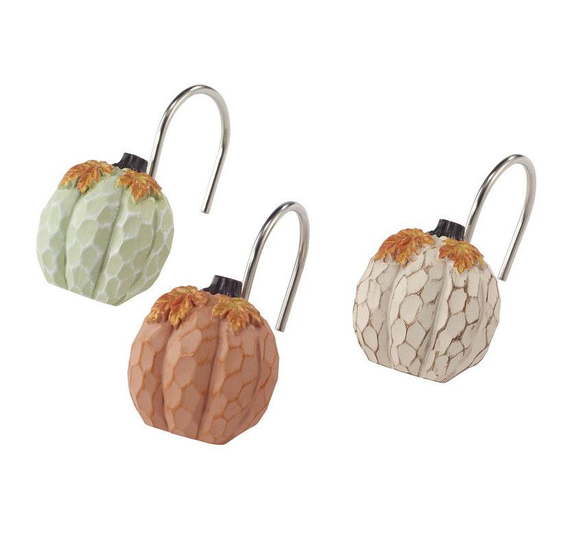 Grateful Patch 13pc Shower Curtain/Shower Hooks Set