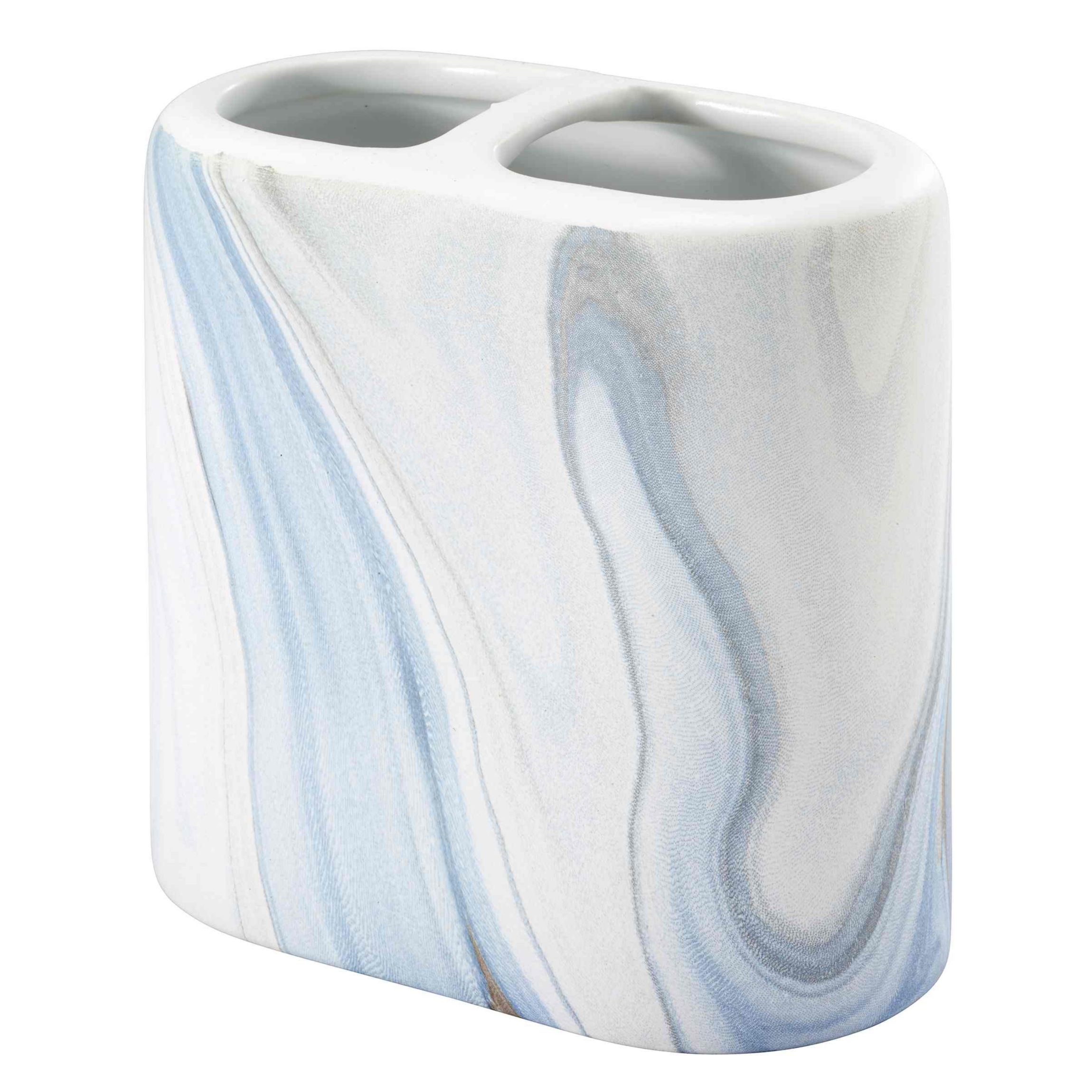 Waves 4pc Bath Accessories Set