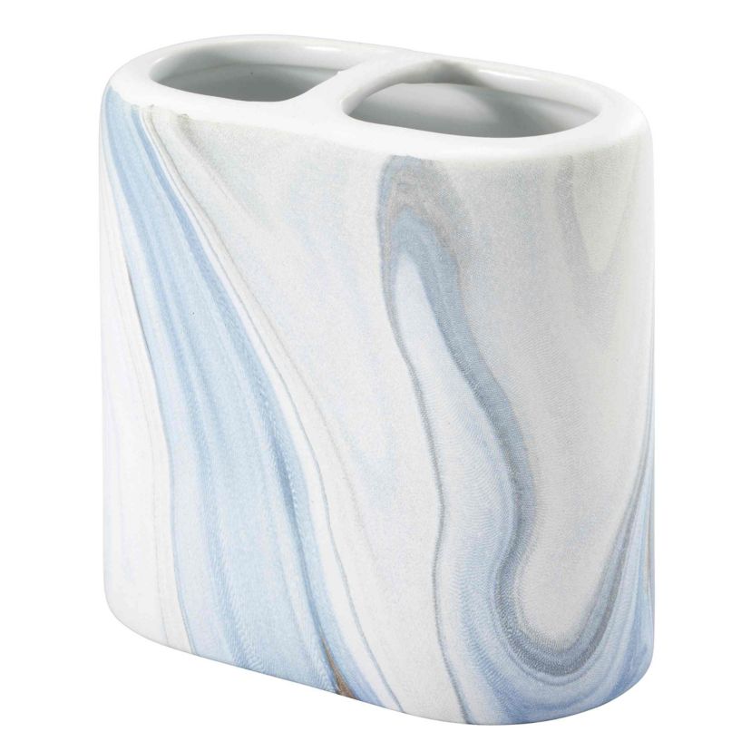 Waves 4pc Bath Accessories Set